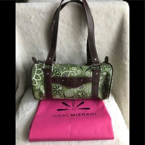❤️Isaac Mizrahi Paisley Bandana Barrel handbag❤️